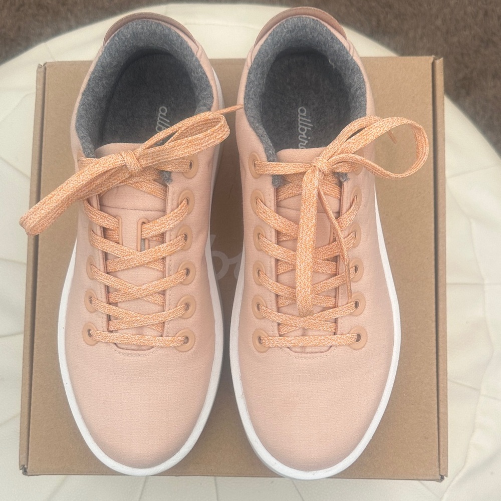 Allbirds Women's Wool Piper Woven in lux camel (peach) size 7